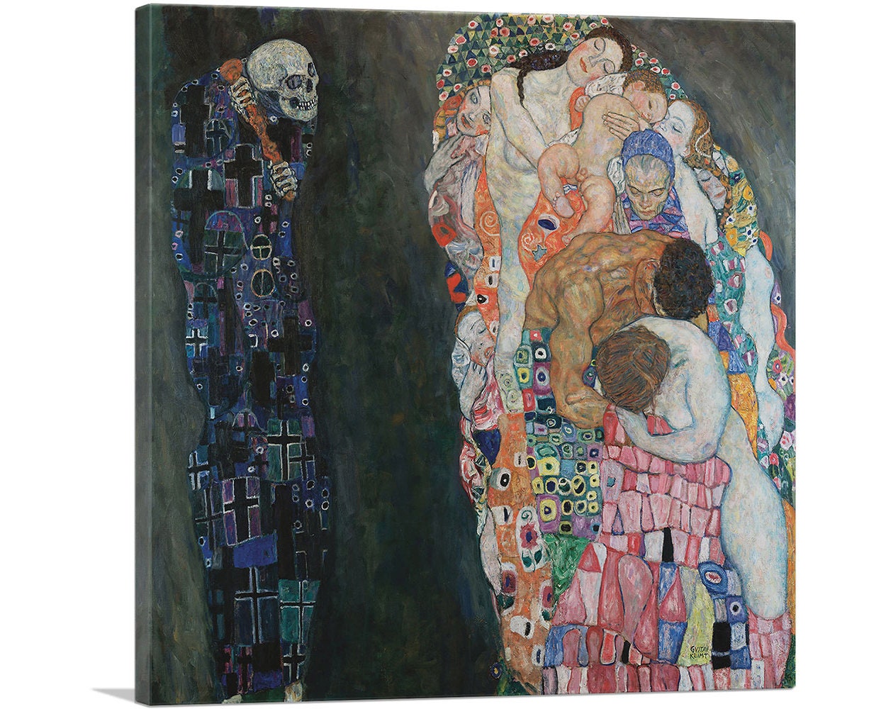Death And Life Gustav Klimt
