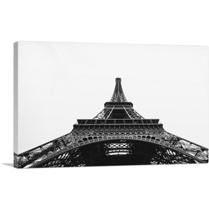 ARTCANVAS Ground View of the Eiffel Tower Paris France Canvas Art Print