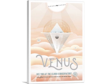 ARTCANVAS Venus - Cloud 9 Observatory NASA Poster Canvas Art Print