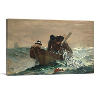 ARTCANVAS The Herring Net 1885 by Winslow Homer Canvas Art Print