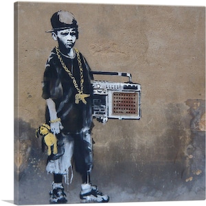 ARTCANVAS B-Boy by Banksy Canvas Art Print