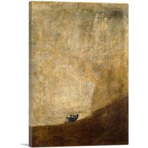 ARTCANVAS The Dog 1823 by Francisco de Goya Canvas Art Print