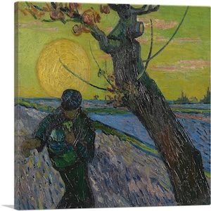 ARTCANVAS The Sower 1888 by Vincent van Gogh Canvas Art Print