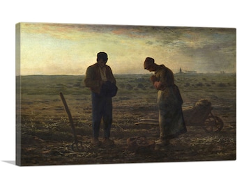 ARTCANVAS The Angelus 1859 by Jean-Francois Millet Canvas Art Print