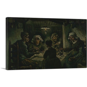 ARTCANVAS The Potato Eaters 1885 by Vincent van Gogh Canvas Art Print