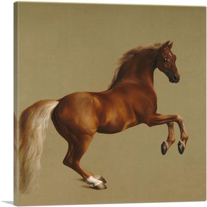 ARTCANVAS Whistlejacket 1762 by George Stubbs Canvas Art Print