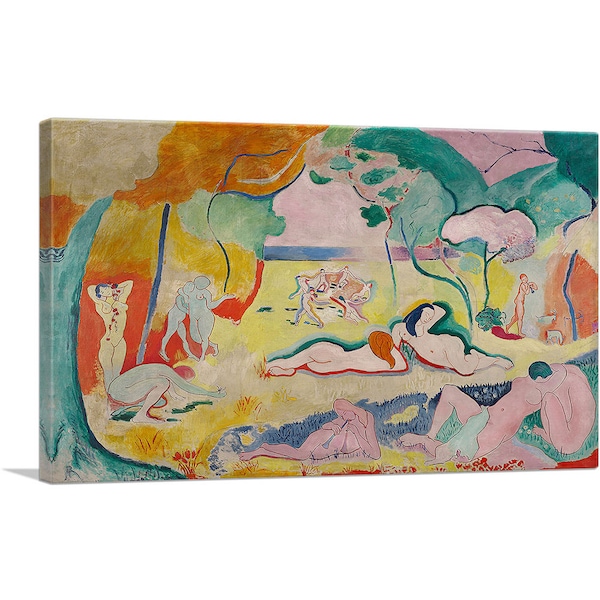 ARTCANVAS The Joy of Life 1906 by Henri Matisse Canvas Art Print
