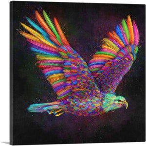 ARTCANVAS Bald Headed Eagle Bird Canvas Art Print