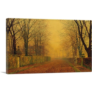 Impresión artística en lienzo ARTCANVAS Evening Glow de John Atkinson Grimshaw