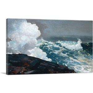 ARTCANVAS Northeaster 1895 by Winslow Homer Canvas Art Print