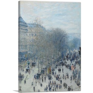 ARTCANVAS Boulevard des Capucines 1883 de Claude Monet Lienzo impreso