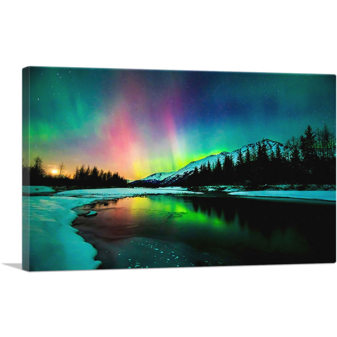Art sur toile Aurora Sky de Structube