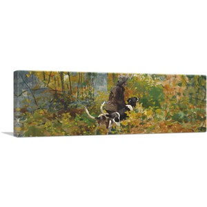 ARTCANVAS On the Trail Panorámica de Winslow Homer Lienzo impreso