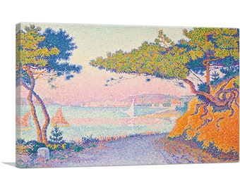 ARTCANVAS Golfe Juan 1896 Canvas Art Print by Paul Signac