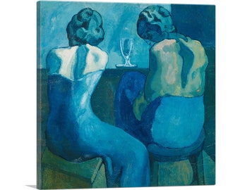 ARTCANVAS Two Women Sitting at a Bar 1902 by Pablo Picasso Canvas Art Print