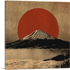 ARTCANVAS Mount Fuji Home Decor Canvas Art Print
