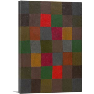 ARTCANVAS New Harmony 1936 by Paul Klee Canvas Art Print