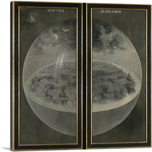 ARTCANVAS The Garden of Earthly Delights - Creation of the World Detail by Hieronymus Bosch Canvas Art Print