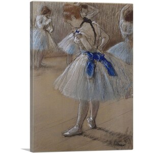 ARTCANVAS Dancer 1880 by Edgar Degas Canvas Art Print 26&quot;x18&quot;
