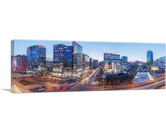 ARTCANVAS Beijing China Capital Skyline Downtown Panoramic Canvas Art Print