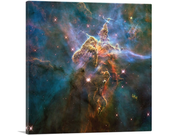 iCanvasART 1-Piece Mystic Mountain in Carina Nebula Hubble Space Telescope Canvas Print by NASA 0.75 x 26 x 18-Inch iCanvasART 1-Piece Mystic Mountain in Carina Nebula Hubble Space Telescope Canvas Print by NASA 0.75 x 26 x 18-Inch