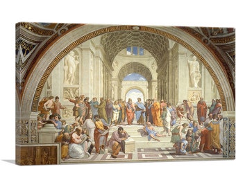 ARTCANVAS School of Athens 1510 by Raphael Canvas Art Print