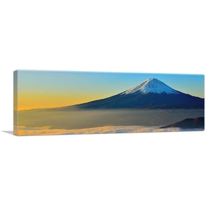 ARTCANVAS Mount Fuji Home Decor Panoramic Panoramic Canvas Art Print