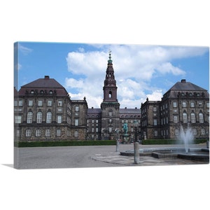 ARTCANVAS Christiansborg Castle Danish Parliament Copenhagen Denmark Canvas Art Print