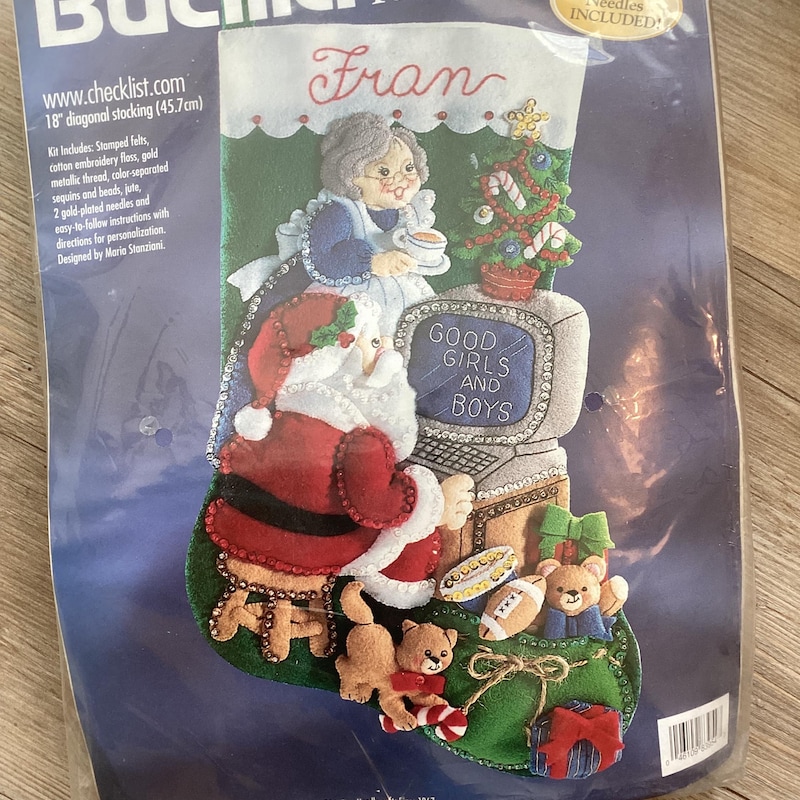 Bucilla Stocking Kit - Etsy