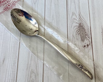 Vintage Gorham Sterling Silver Teaspoon, Sea Rose, Mid Century, Gorham Sterling, 6 Inch Spoon, Original Packaging, Mid Century