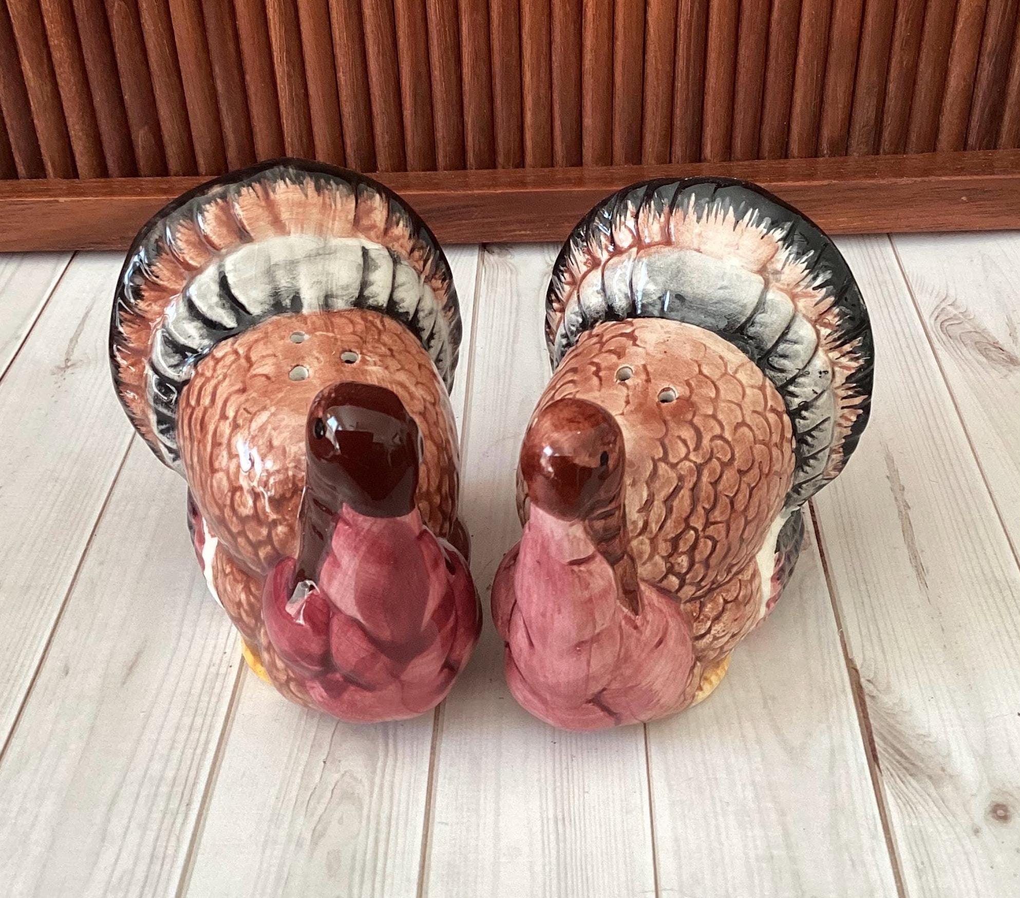 Vintage Turkey Figurine Japan - Etsy