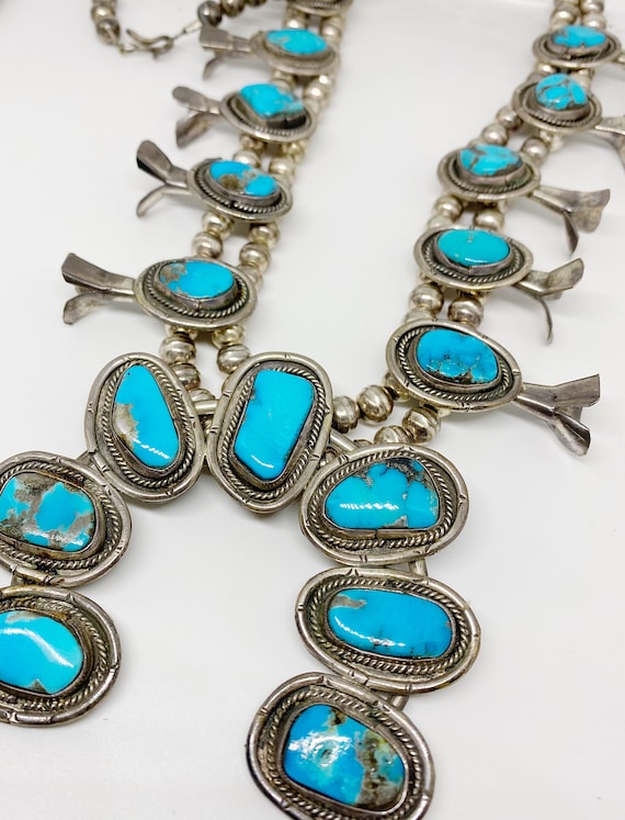 turquoise squash blossom necklace