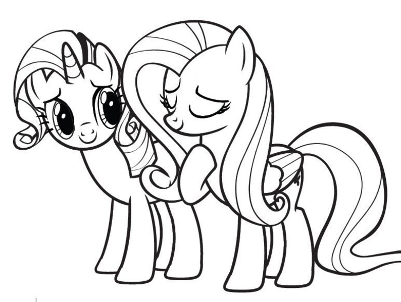Download Coloring book Unicorn JPEG PDF Coloring pages Download | Etsy