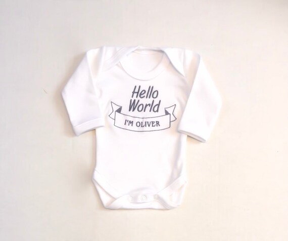 personalised coming home outfit