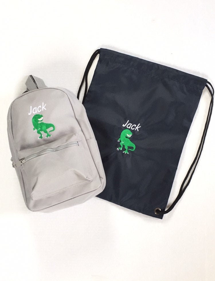 personalised backpack and lunchbox