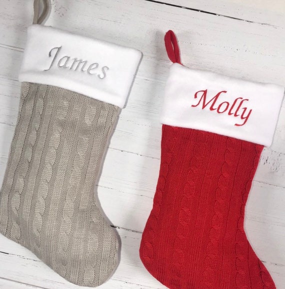 personalised first christmas stocking