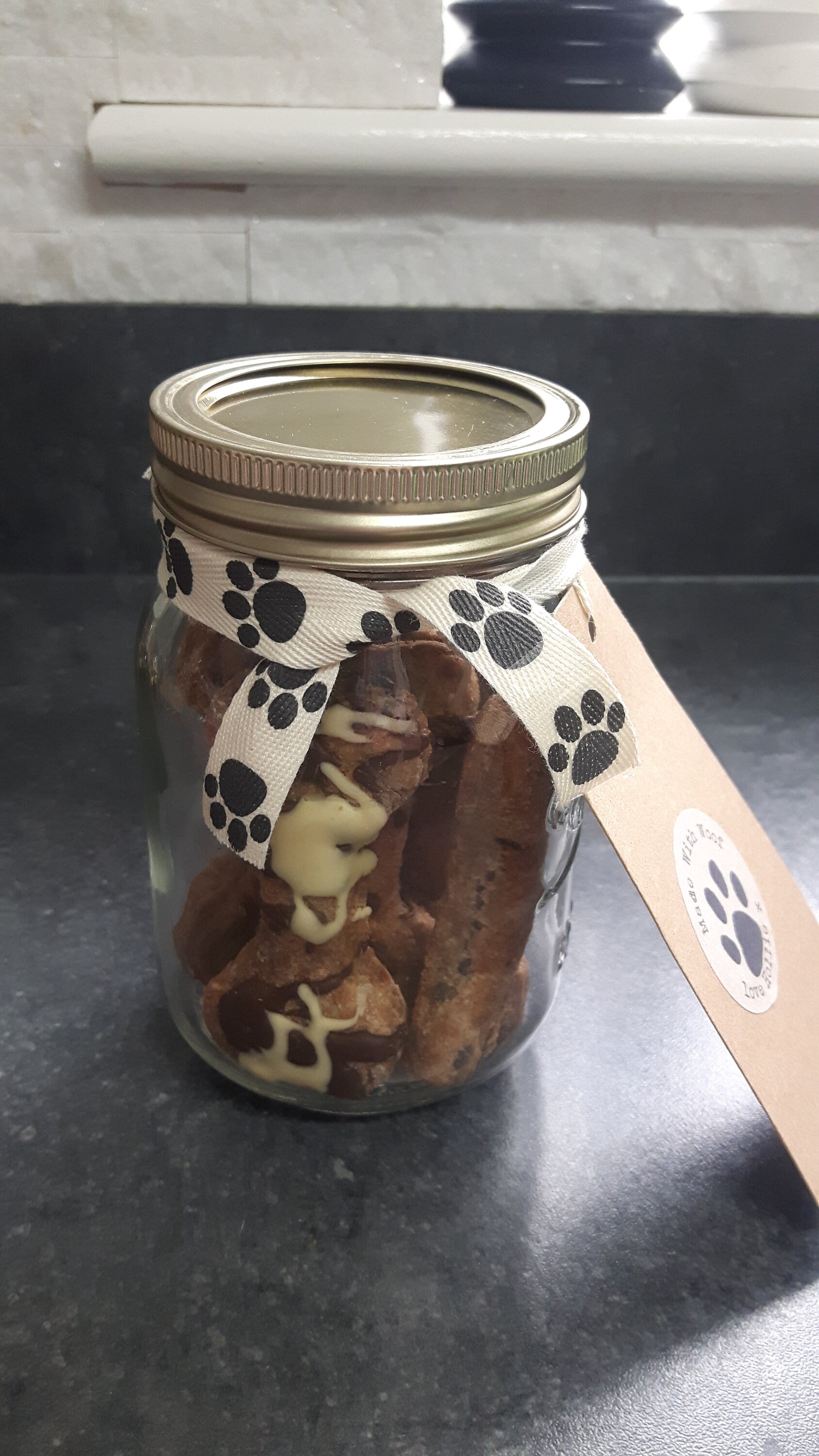 Homemade Delicious Dog Treats in Keepsake Mason Jar Etsy