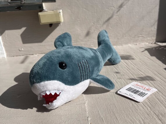 Blue Shark Plush Etsy