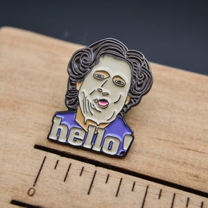 Mrs. Doubtfire Hello Help is on the Way Enamel Pin - Etsy