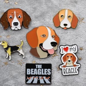 Beagle Pin Brooch - Puppy Dog Lover Gift Jewelry