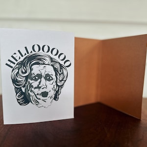 Hello Mrs. Doubtfire Greeting Card - Blank
