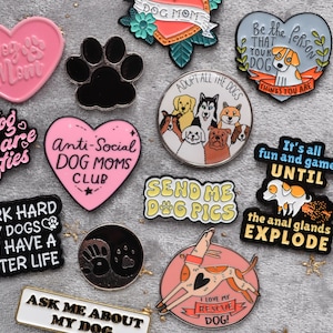 Broche con temática de amantes de los perros - Regalo de joyería para cachorros