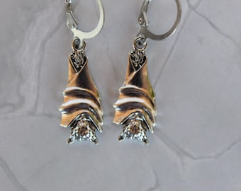 Bat Drop Earrings - Halloween Jewelry