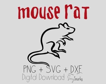 Mouse Rat Logo Digital Download