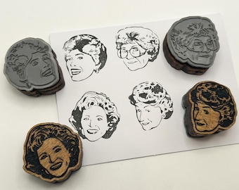 Stämpelset med 4 stämplar från Golden Girls