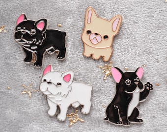 Französische Bulldogge Brosche Pin - Frenchie Schmuck