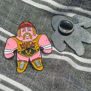 Hulk Hogan Enamel Pin - 1990’s Wrestling Pillow