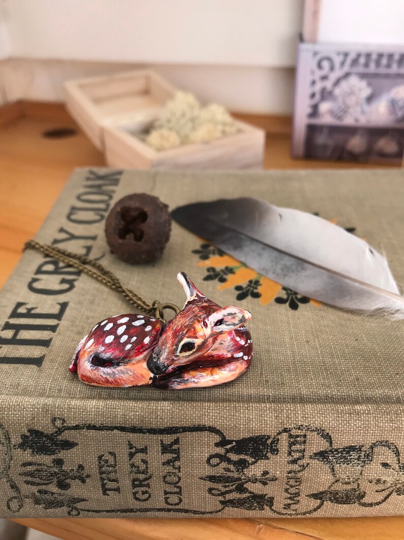 Deer necklace