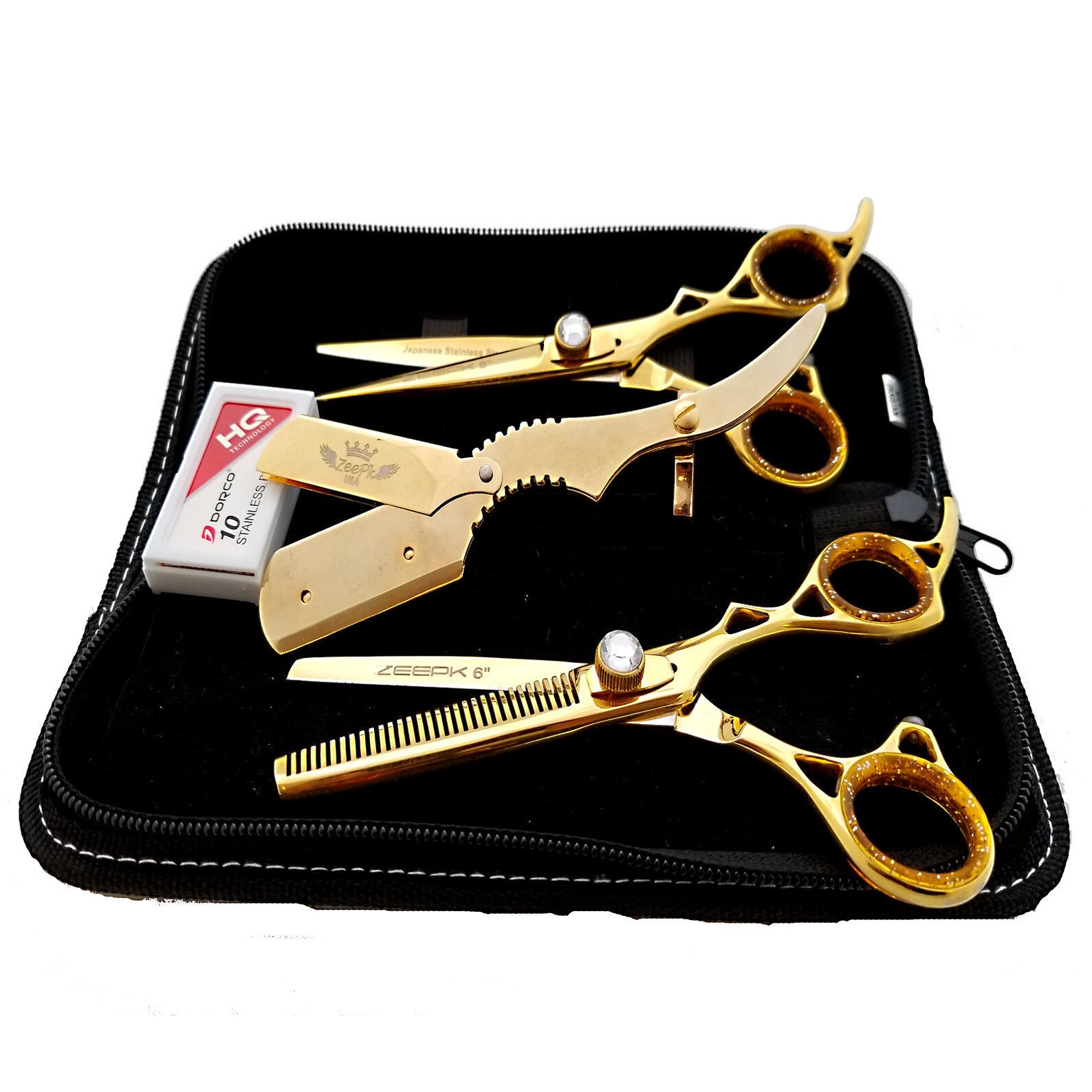 Professional Hair Styling GOLD Shears Cutting Scissors Salon Etsy UK