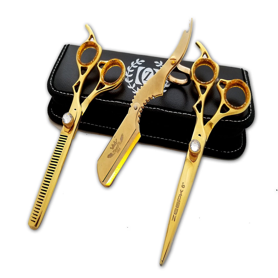 Professional Hair Styling GOLD Shears Cutting Scissors Salon Etsy